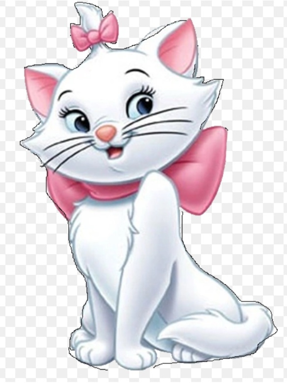 Adult White and Pink Marie Aristocat Costume Set - Cute Lacy Outfit